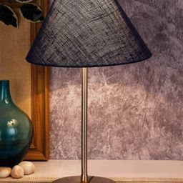 devansh Jute Shade Table Lamp with Steel Base image 2
