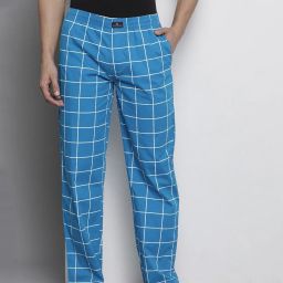 the indian garage co Pack of 2 Checked Pyjamas with Insert Pockets image 2