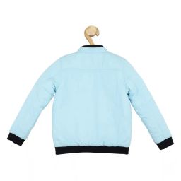 allen solly Boys Colourblock Zip-Front Bomber Jacket image 2