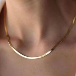 skysixty Gold-Plated Link Chain with Lobster Closure image 2