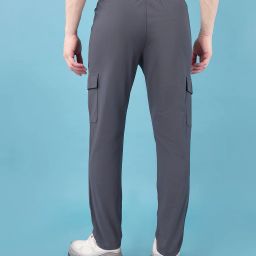technosport Men Fitted Track Pants with Elasticated Drawstring Waist image 2