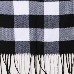 dnmx Checked Stole with Tassels image 2