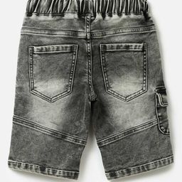 united colors of benetton Washed Shorts with Drawstring Waist image 2