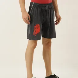 urban dog Graphic Print Shorts with Drawstring image 2