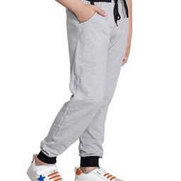 indiweaves Boys Pack of 2 High-Rise Joggers with Elasticated Drawstring Waist image 2