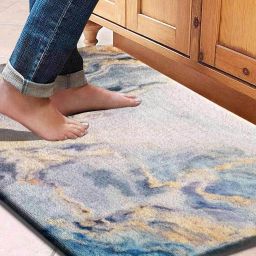 luxehome international Printed Rectangular Mat image 2