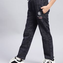 monte carlo Boys Printed Straight Track Pants with Insert Pockets image 2
