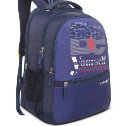 priority Typographic Print Backpack with Adjustable Strap image 2