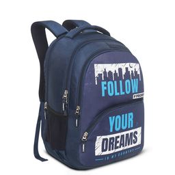 priority Typographic Print Backpack with Adjustable Strap image 2