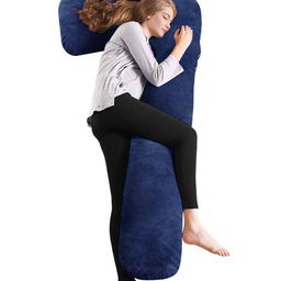 pumpum L-Shape Maternity Pillow with Zip-Closure image 2
