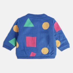 miniklub Geometric Pattern Button-Down Cardigan image 2