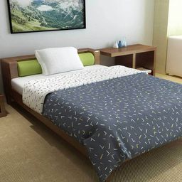 divine casa 150 GSM Abstract Print Reversible Single Comforter image 2