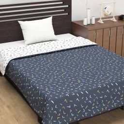 divine casa Set of 2 Micro Print Reversible Single Dohars image 2