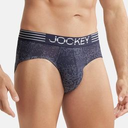 jockey MM07 Microfiber Mesh Elastane Stretch Fabric Brief with Breathable Mesh and Stay Dry Technology image 3