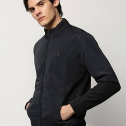showoff Zip-Front Bomber Jacket with Insert Pockets image 2
