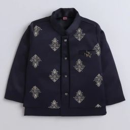 fourfolds Printed Suit Set with Full Sleeves image 2
