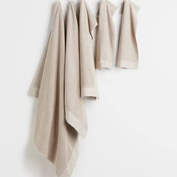 h&m Unisex Set of 2 Terry Guest Towels image 2