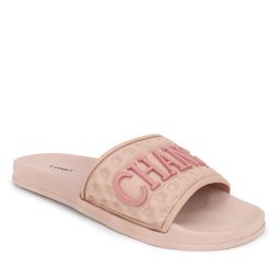 cassiey Women Typographic Pattern Slip-On Slides image 2