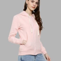 campus sutra Sweatshirt with Front Zip Closure image 2