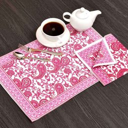 jaipur fabric Paisley Print Set of 13 Table Set image 2