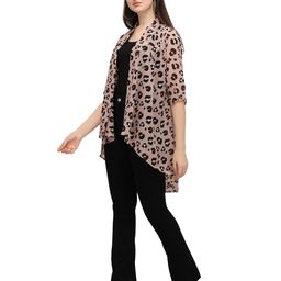 fashfun clothing Animal Print Front-Open Shrug image 2