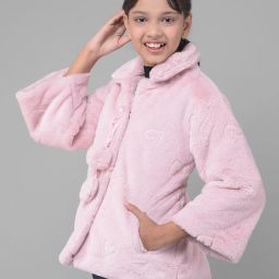 crimsoune club Faux Fur Jacket with Button Closure image 2