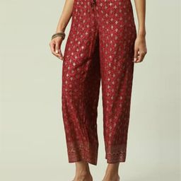 biba Geometric Print Palazzo with Drawstring Waist image 2