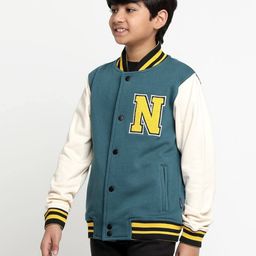 li'l tomatoes Boys Embroidered Jacket with Button-Closure image 2