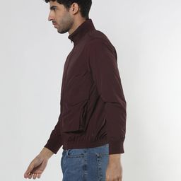 altheory by azorte Zip-Front Bomber Jacket with Flap Pockets image 2