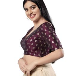 vamas Floral Pattern Back Open Blouse image 2