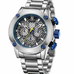 t5 Men Chronograph Watch with Deployant Clasp-H3657G-A image 2