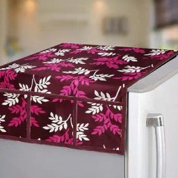 cread craft Set of 6 Printed Refrigerator Cover with Handle & Mats image 2