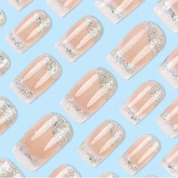 pink truck Set of 24 Artificial Reusable Nails  image 2