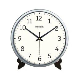 olive tree Table Clock Round Analog Wall Clock image 2