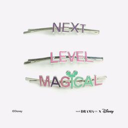 hair drama co. Set of 3 Disney Mickey Hair Pins image 2