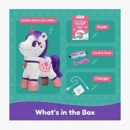 playshifu Zeezee -The Smart Storyteller Interactive Unicorn Plush Toy image 2