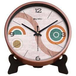 olive tree Table Clock Round Analog Wall Clock image 2