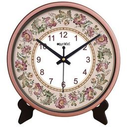 olive tree Table Clock Round Analog Wall Clock image 2