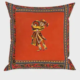 jaipur fabric Pack of 5 Block Print Cushion Cover image 2