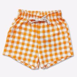 game begins Checked Shorts with Elasticated Drawstring Waist image 2
