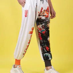 yellow tree Men Printed Joggers with Drawstring Waist image 2