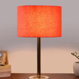 devansh Wooden Base Lighting Table Lamp with Shade image 2