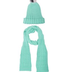 bharatasya Knitted Beanie Cap with Muffler image 3