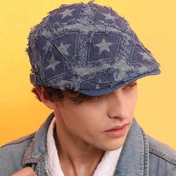french accent Men textured cap image 3