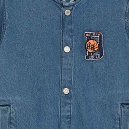 wotnot by azorte Bomber Jacket with Contrast Tipping image 3