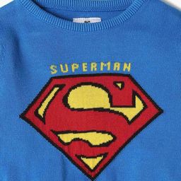 inf frendz Superman Pattern Sweater image 3