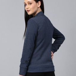 campus sutra Button-Down Jacket with Insert Pockets image 3