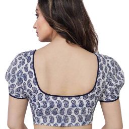rene Printed Front-Open Blouse image 3