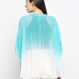 belleziya Ombre-Dyed Front-Open Shrug image 3