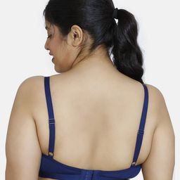rosaline Double Layered Non-Wired Non-Padded Full Coverage Super Support Bra image 3